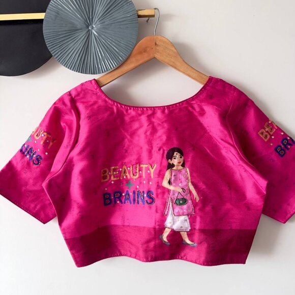 BEAUTY+BRAIN HAND WORK BLOUSE - Picture 3 of 5